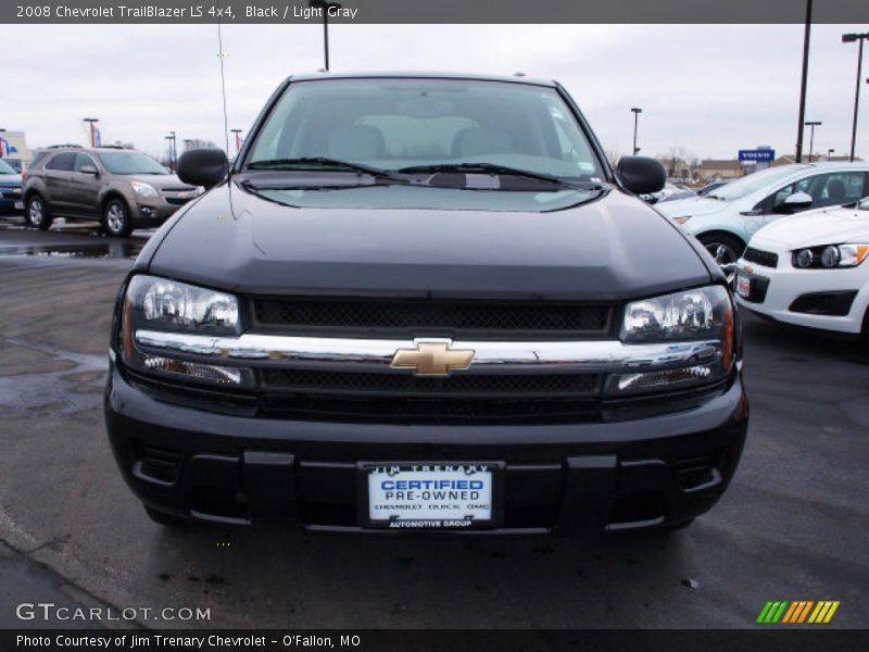 Black / Light Gray 2008 Chevrolet TrailBlazer LS 4x4