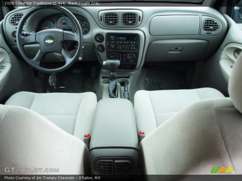 Black / Light Gray 2008 Chevrolet TrailBlazer LS 4x4