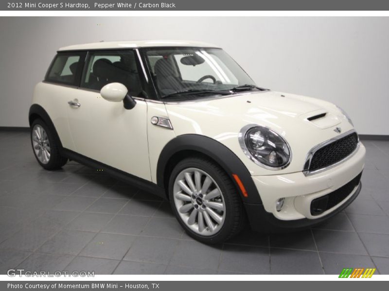 Pepper White / Carbon Black 2012 Mini Cooper S Hardtop