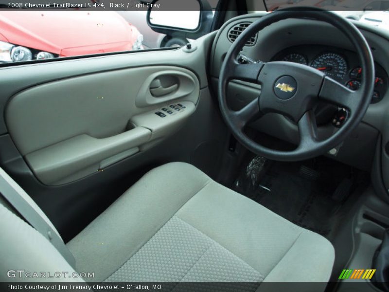 Black / Light Gray 2008 Chevrolet TrailBlazer LS 4x4