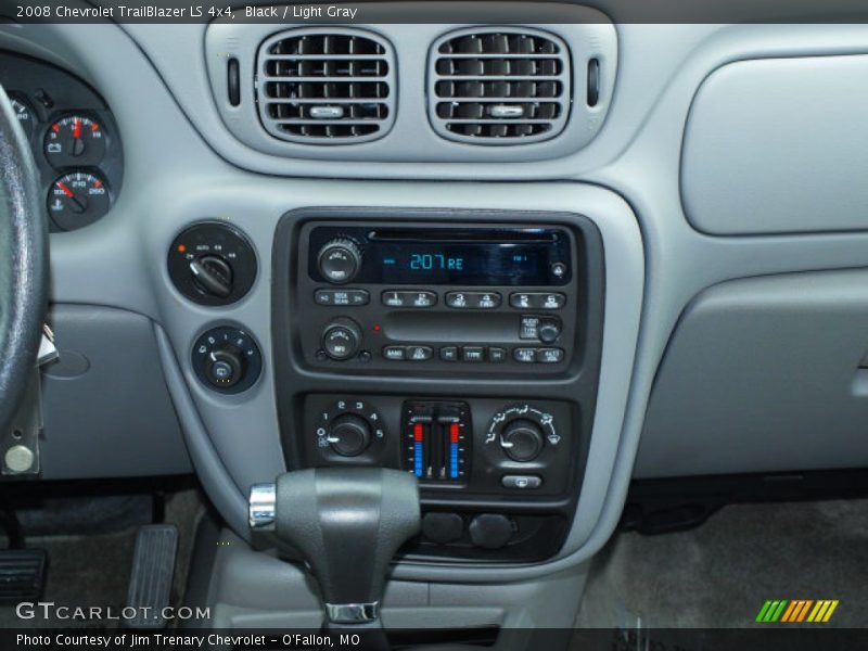 Black / Light Gray 2008 Chevrolet TrailBlazer LS 4x4