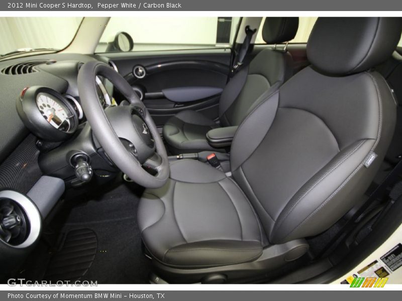Pepper White / Carbon Black 2012 Mini Cooper S Hardtop