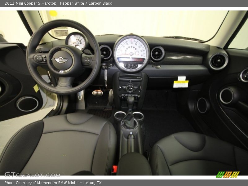 Pepper White / Carbon Black 2012 Mini Cooper S Hardtop