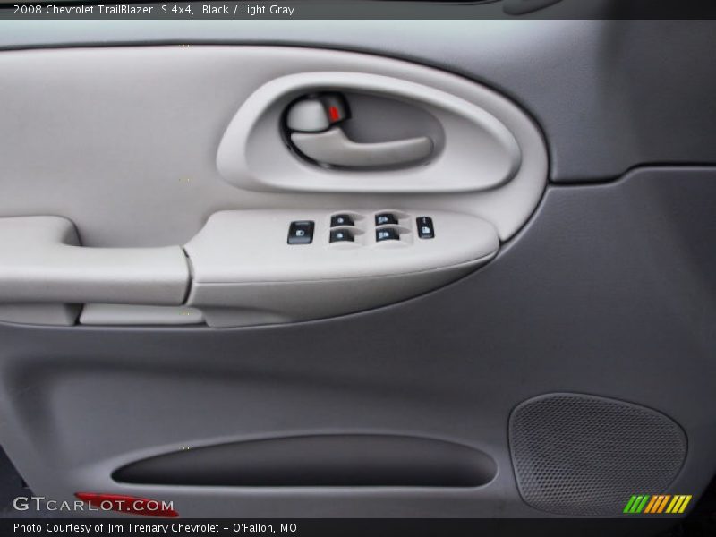 Black / Light Gray 2008 Chevrolet TrailBlazer LS 4x4