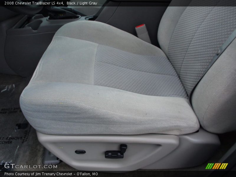 Black / Light Gray 2008 Chevrolet TrailBlazer LS 4x4