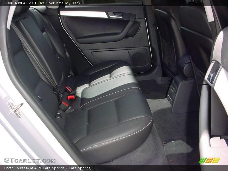 Ice Silver Metallic / Black 2008 Audi A3 2.0T