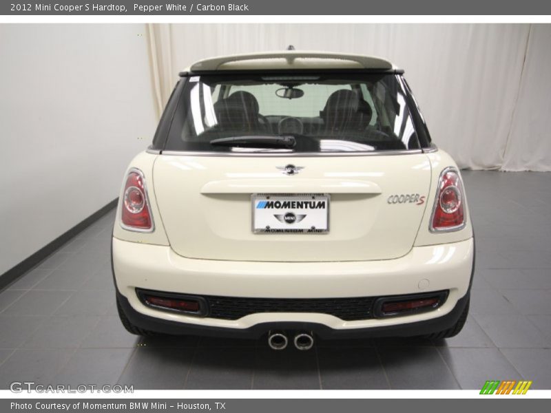 Pepper White / Carbon Black 2012 Mini Cooper S Hardtop