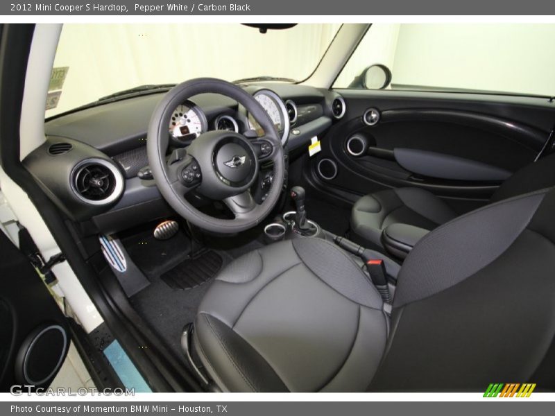 Pepper White / Carbon Black 2012 Mini Cooper S Hardtop