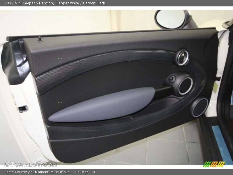 Pepper White / Carbon Black 2012 Mini Cooper S Hardtop