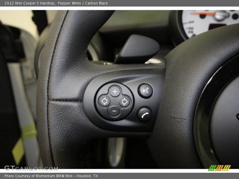 Pepper White / Carbon Black 2012 Mini Cooper S Hardtop