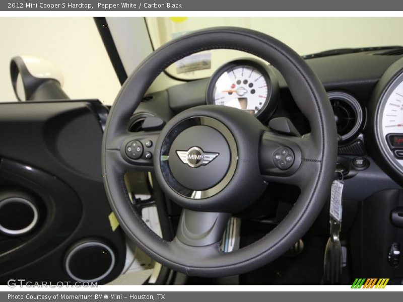 Pepper White / Carbon Black 2012 Mini Cooper S Hardtop