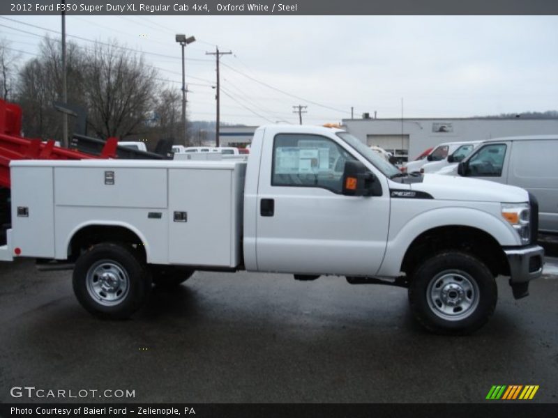 Oxford White / Steel 2012 Ford F350 Super Duty XL Regular Cab 4x4