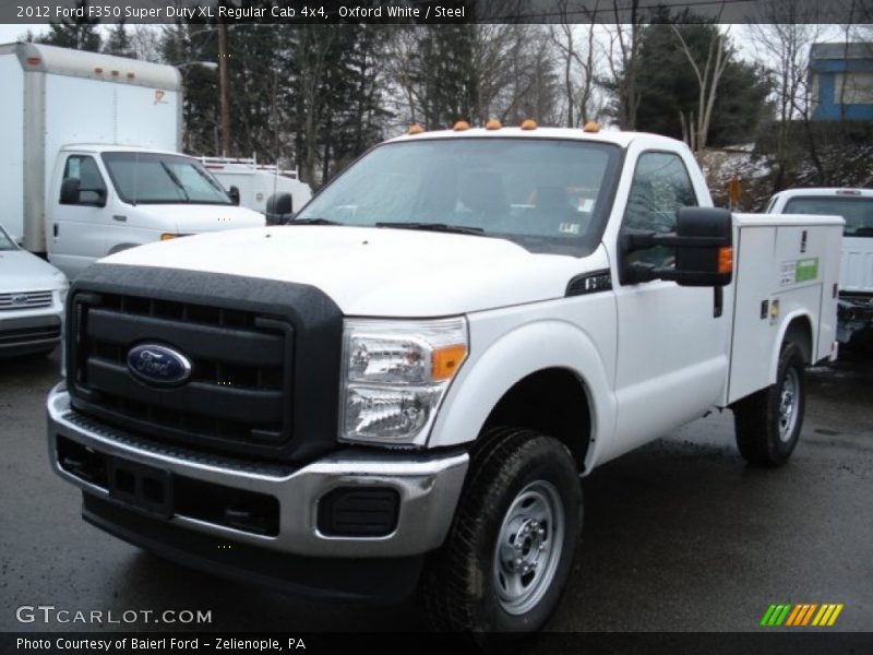 Front 3/4 View of 2012 F350 Super Duty XL Regular Cab 4x4