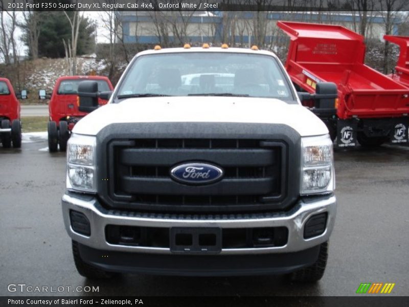 Oxford White / Steel 2012 Ford F350 Super Duty XL Regular Cab 4x4