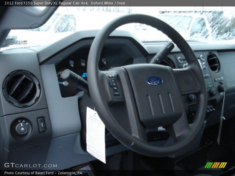 Oxford White / Steel 2012 Ford F350 Super Duty XL Regular Cab 4x4