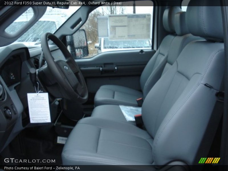 Oxford White / Steel 2012 Ford F350 Super Duty XL Regular Cab 4x4