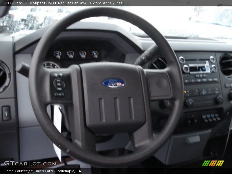 2012 F350 Super Duty XL Regular Cab 4x4 Steering Wheel