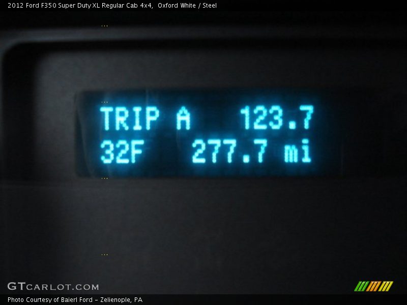 Oxford White / Steel 2012 Ford F350 Super Duty XL Regular Cab 4x4