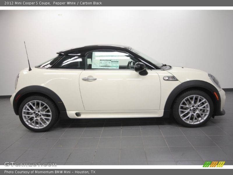  2012 Cooper S Coupe Pepper White