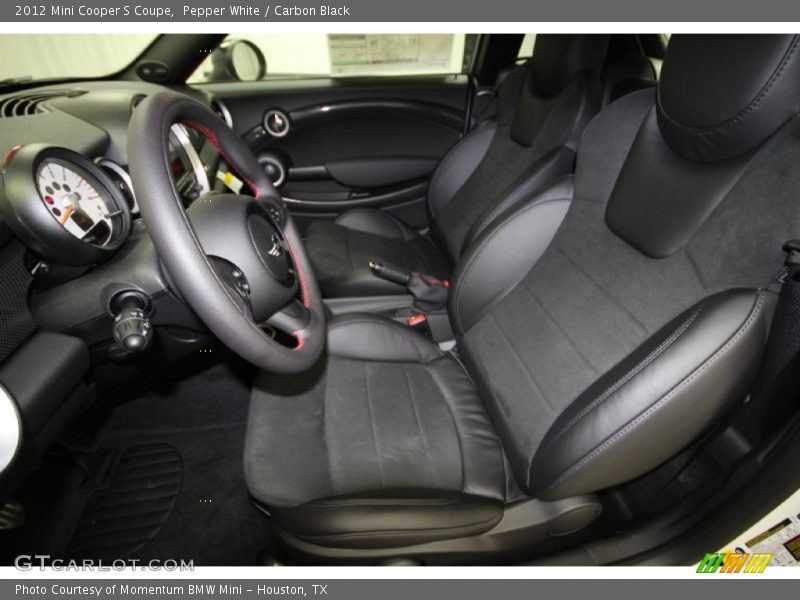 Recaro Black Dinamica  - 2012 Mini Cooper S Coupe