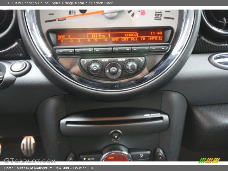 Spice Orange Metallic / Carbon Black 2012 Mini Cooper S Coupe