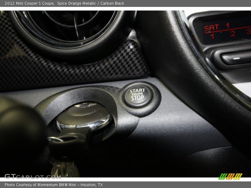 Spice Orange Metallic / Carbon Black 2012 Mini Cooper S Coupe