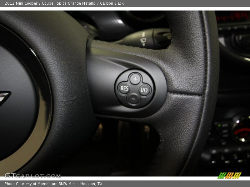 Spice Orange Metallic / Carbon Black 2012 Mini Cooper S Coupe