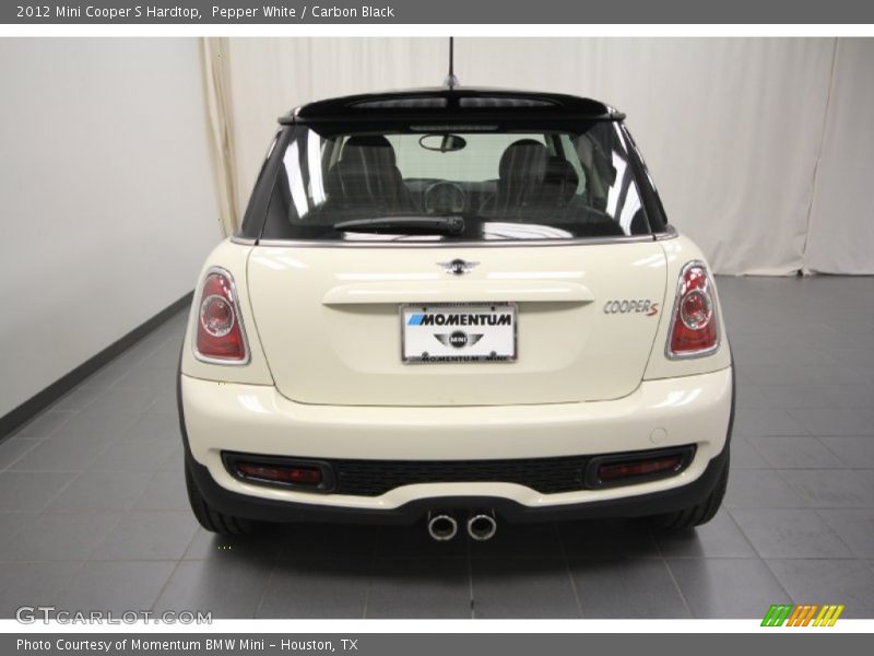 Pepper White / Carbon Black 2012 Mini Cooper S Hardtop