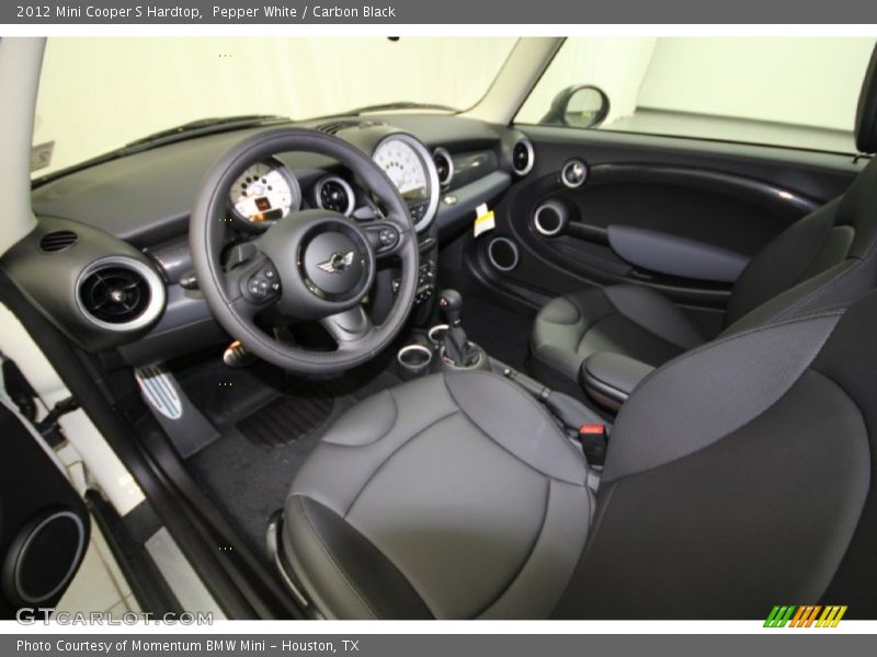 Pepper White / Carbon Black 2012 Mini Cooper S Hardtop