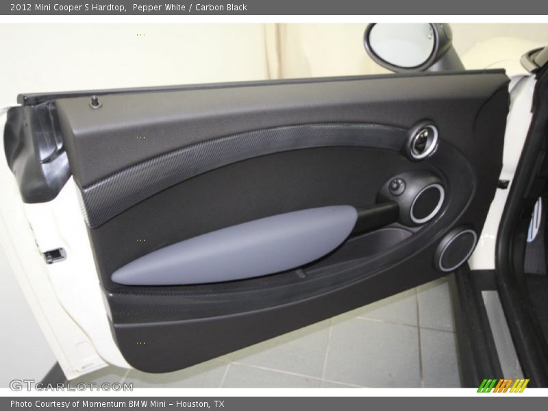 Pepper White / Carbon Black 2012 Mini Cooper S Hardtop