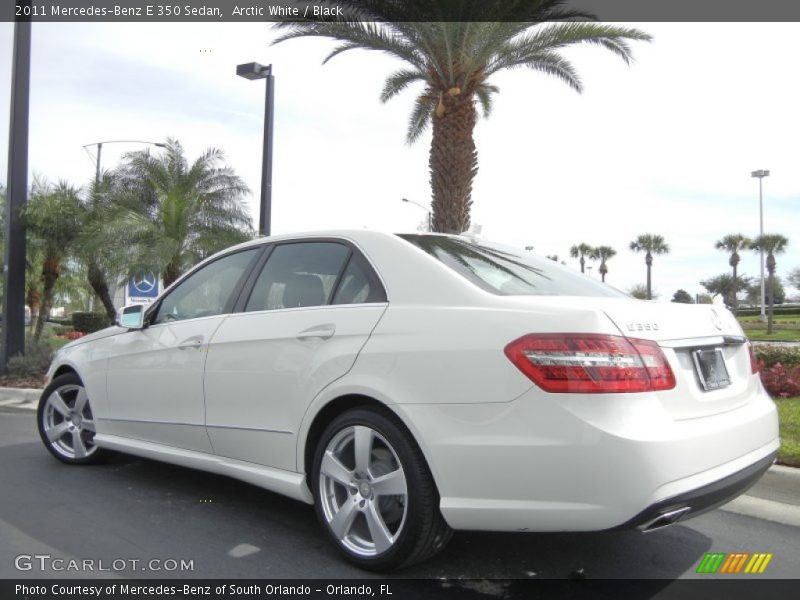 Arctic White / Black 2011 Mercedes-Benz E 350 Sedan