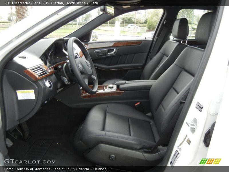 Arctic White / Black 2011 Mercedes-Benz E 350 Sedan