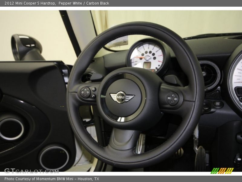 Pepper White / Carbon Black 2012 Mini Cooper S Hardtop