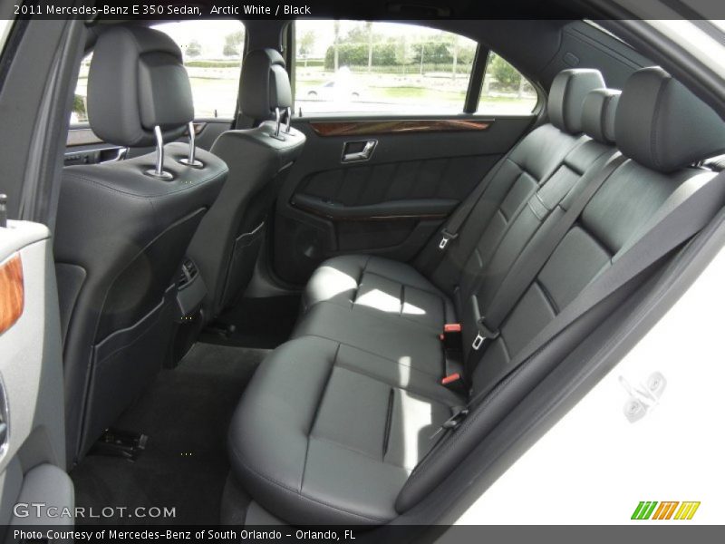 Arctic White / Black 2011 Mercedes-Benz E 350 Sedan