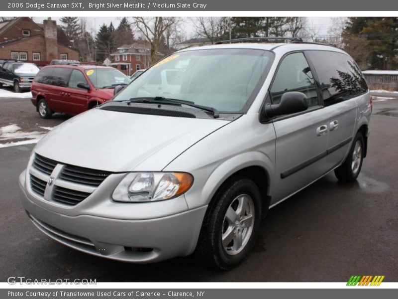 Bright Silver Metallic / Medium Slate Gray 2006 Dodge Caravan SXT