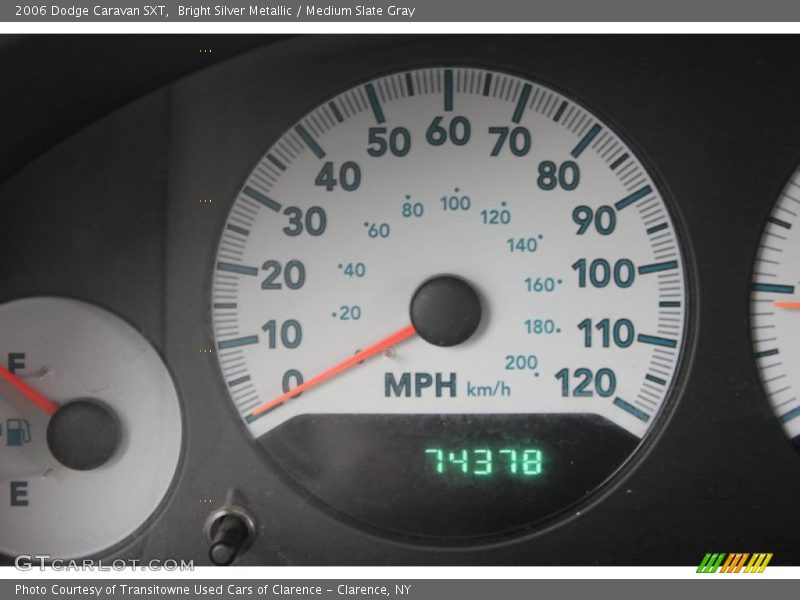 Bright Silver Metallic / Medium Slate Gray 2006 Dodge Caravan SXT