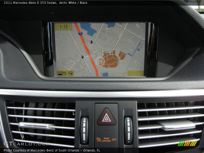 Arctic White / Black 2011 Mercedes-Benz E 350 Sedan