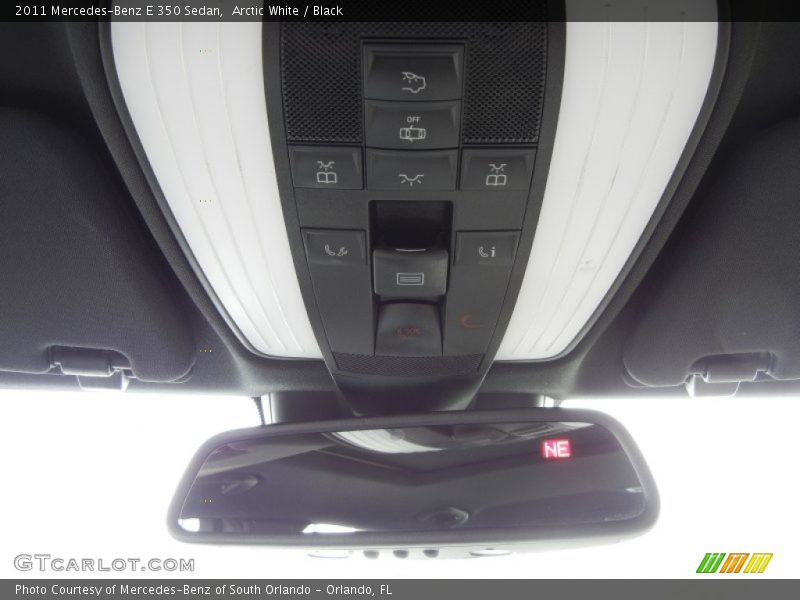 Arctic White / Black 2011 Mercedes-Benz E 350 Sedan