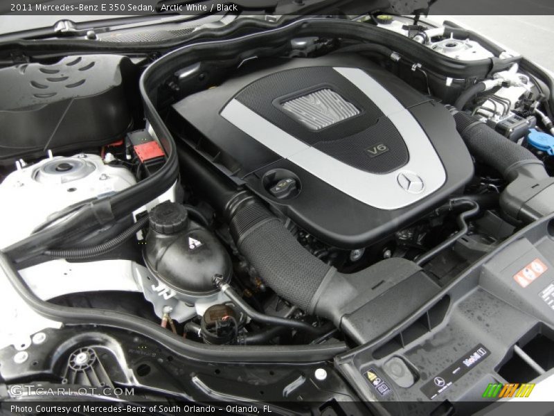 Arctic White / Black 2011 Mercedes-Benz E 350 Sedan