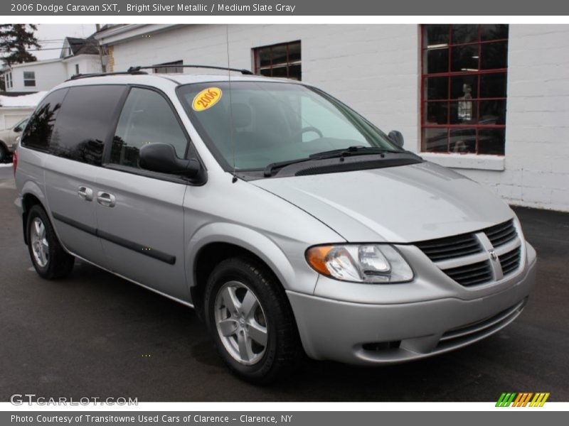 Bright Silver Metallic / Medium Slate Gray 2006 Dodge Caravan SXT