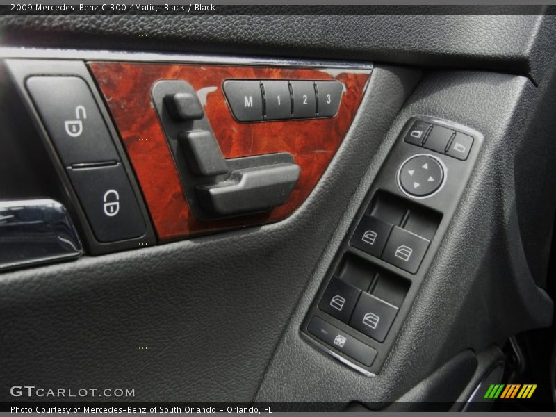 Black / Black 2009 Mercedes-Benz C 300 4Matic