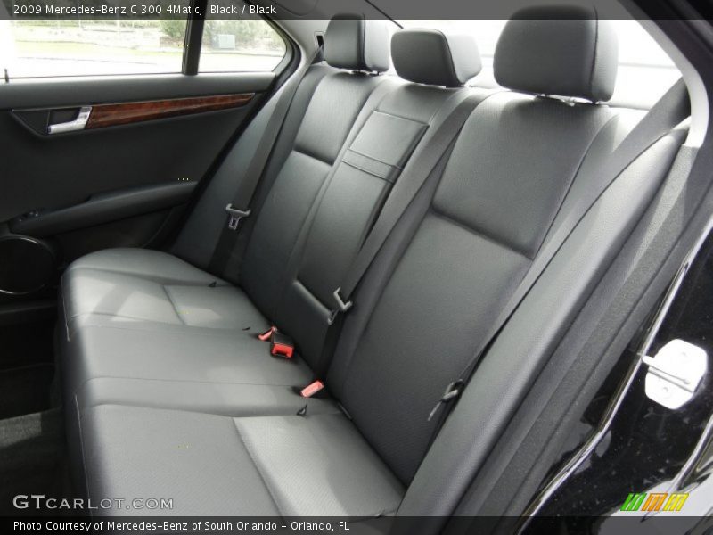 Black / Black 2009 Mercedes-Benz C 300 4Matic