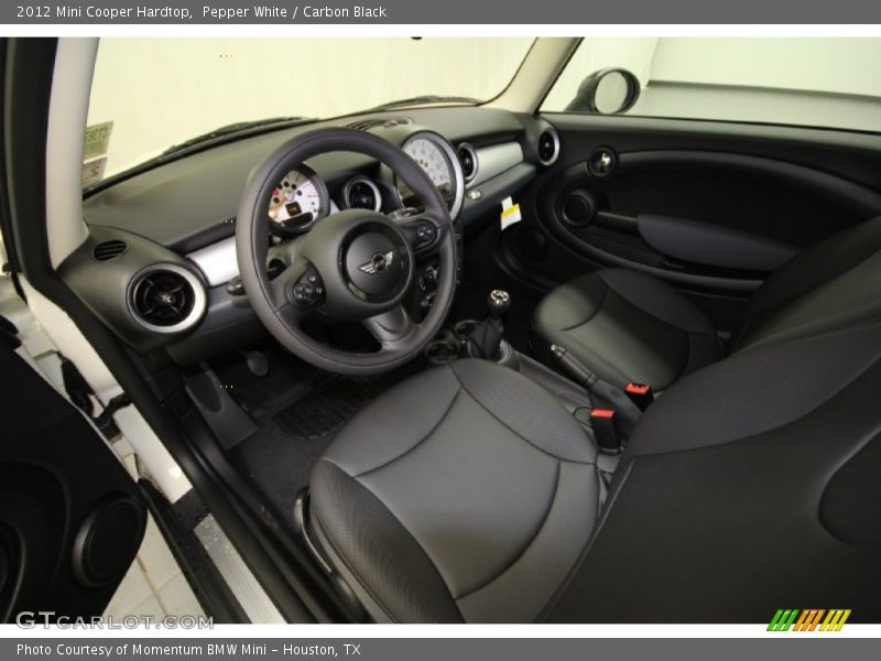 Pepper White / Carbon Black 2012 Mini Cooper Hardtop