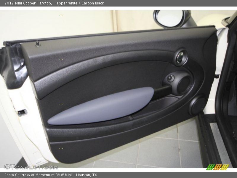 Pepper White / Carbon Black 2012 Mini Cooper Hardtop