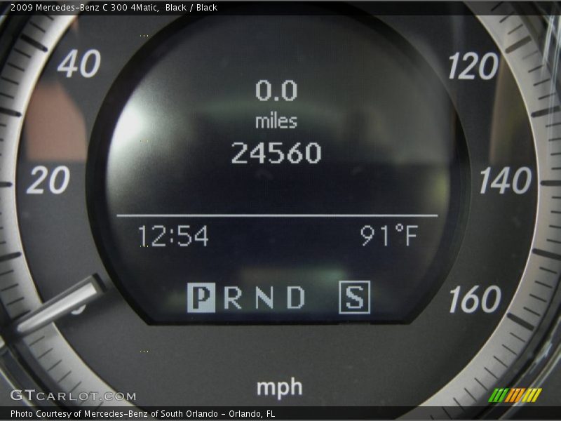 Black / Black 2009 Mercedes-Benz C 300 4Matic