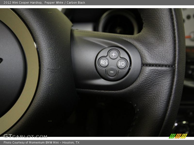 Pepper White / Carbon Black 2012 Mini Cooper Hardtop