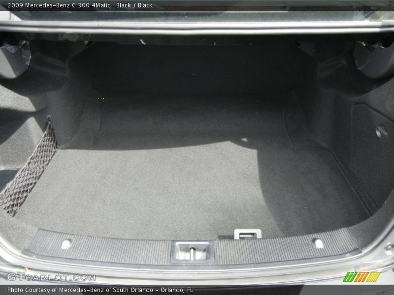 Black / Black 2009 Mercedes-Benz C 300 4Matic