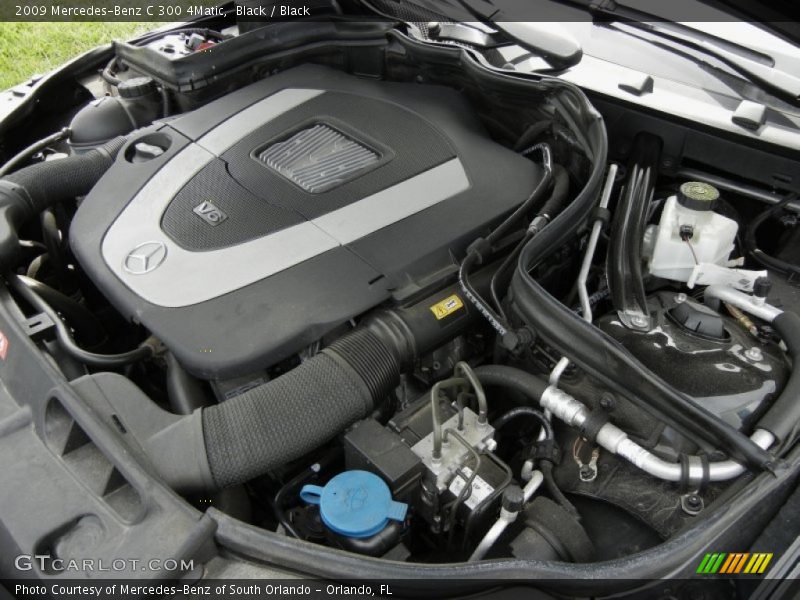 Black / Black 2009 Mercedes-Benz C 300 4Matic