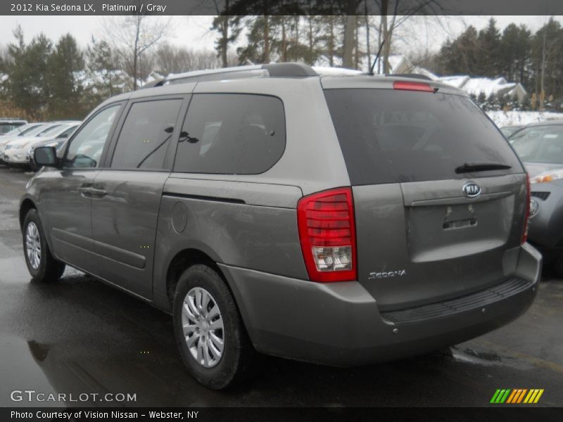 Platinum / Gray 2012 Kia Sedona LX