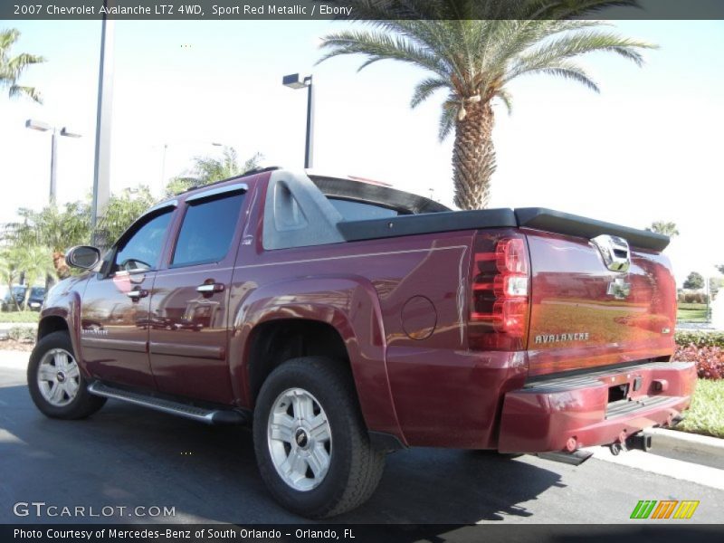 Sport Red Metallic / Ebony 2007 Chevrolet Avalanche LTZ 4WD